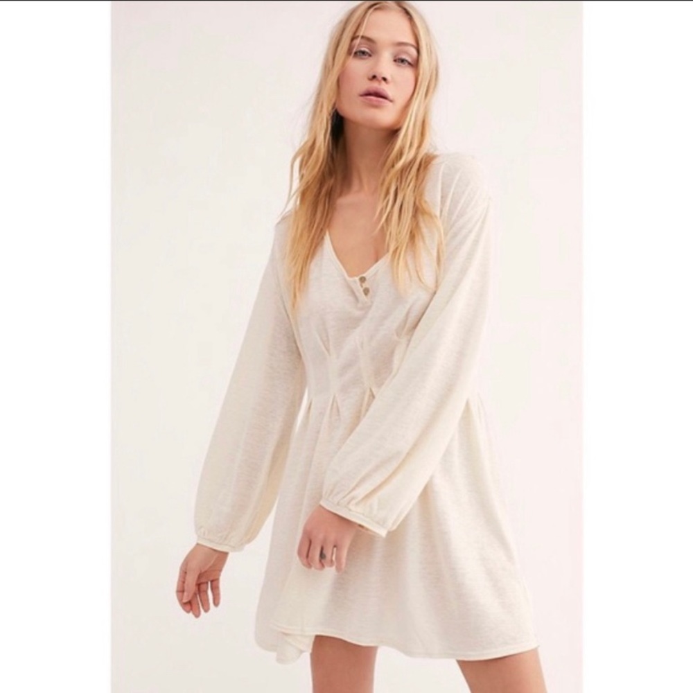 Free People Beach Beige Dress XS NWT